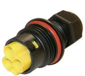 THB.384.A2A  IP68 Nylon 66 Teeplug Micro Connector 2 pole 4mm²
